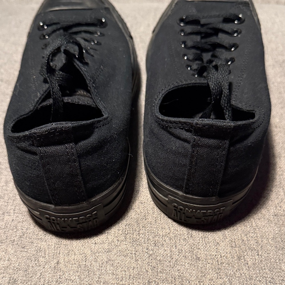 Converse Women's All-Black Sneakers - Picture 5 of 7